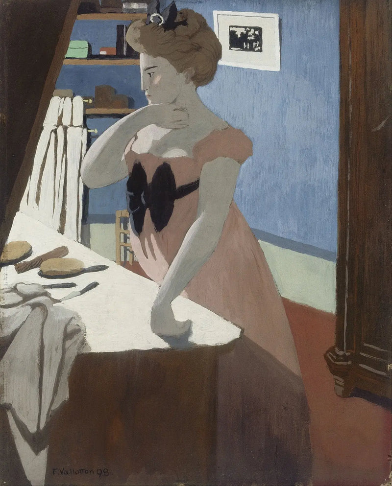 Misia à sa coiffeuse - Félix Vallotton