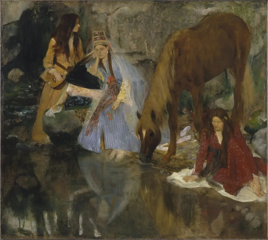Mlle Fiocre dans le ballet « La Source », vers 1867–1868 – Degas