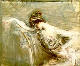 Mlle Laure - Giovanni Boldini image 1 reproduction réalisée par Alpha Reproduction