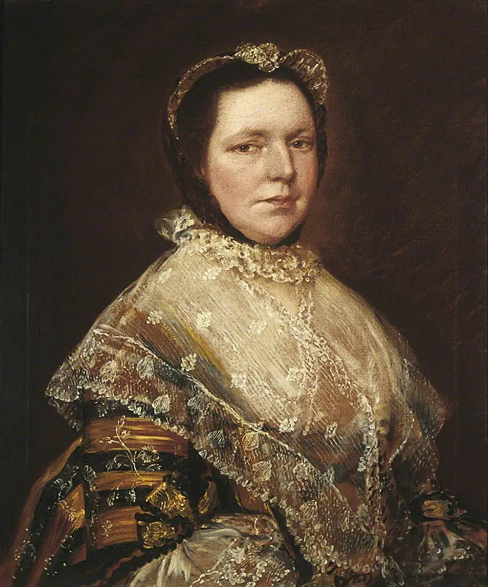 Mme Elizabeth Prowse (1733–1810) - Thomas Gainsborough image 1 reproduction artisanale de tableau
