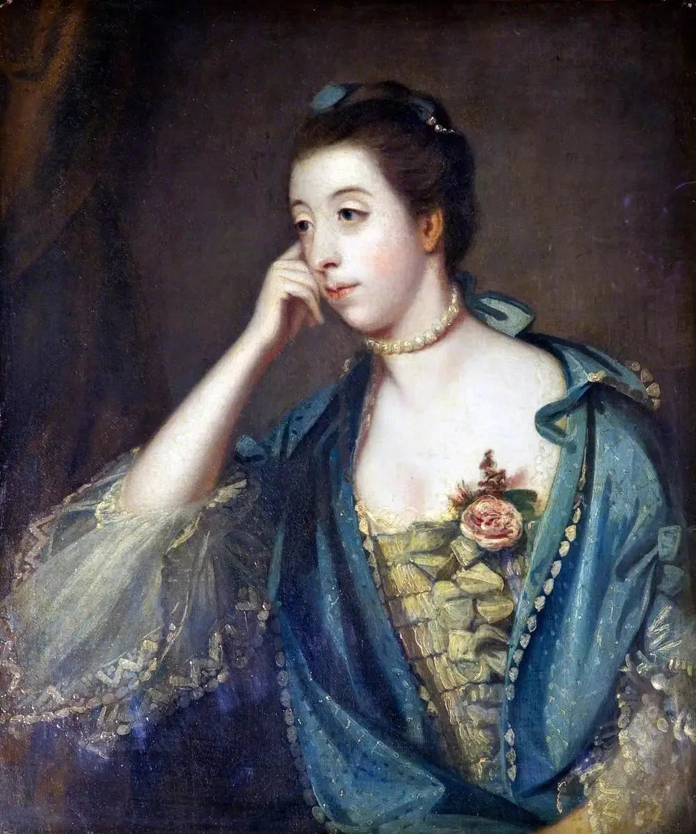 Mme Mary Henrietta Fortescue (1734–1814) - Joshua Reynolds image 1 reproduction de peinture à l’huile