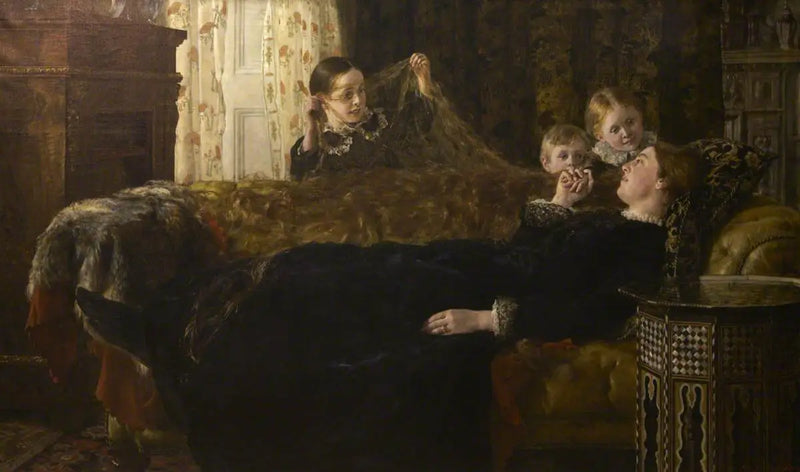 Mme Mortimer Collier et sa famille - John Collier