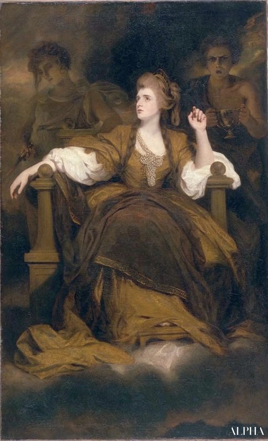 Mme Siddons, la muse tragique - Joshua Reynolds - Reproductions de tableaux et peintures haut de gamme