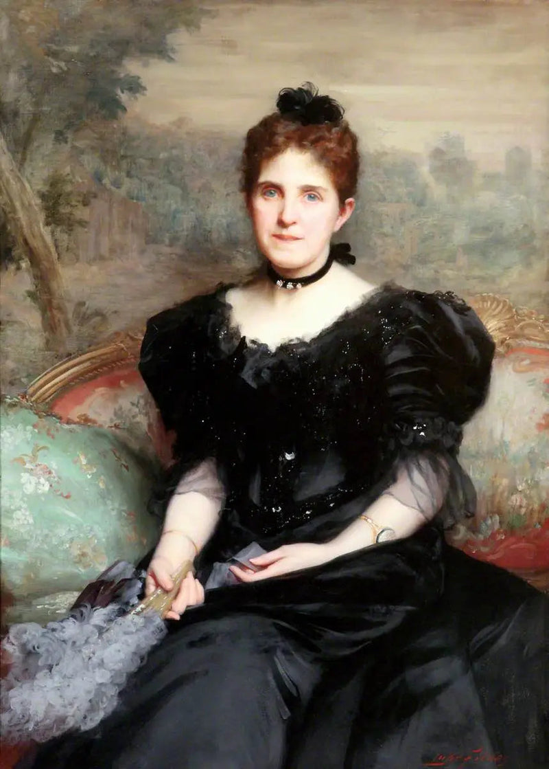 Mme William Hesketh Lever (c.1851–1913), plus tard 1re Lady Lever - Luke Fildes