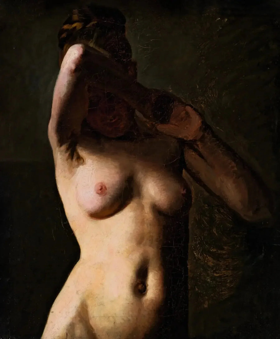 Modèle féminin. Demi-figure - Peder Severin Krøyer