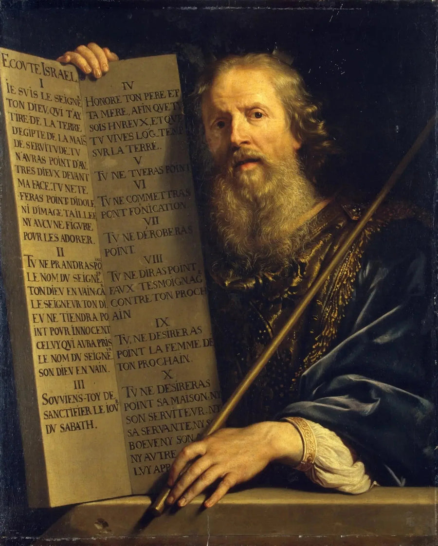 Moïse avec les Dix Commandements - Philippe de Champaigne