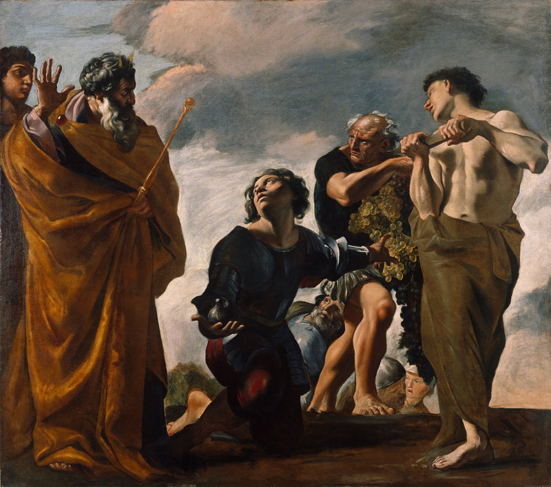 Moïse et les messagers de Canaan - Giovanni Lanfranco