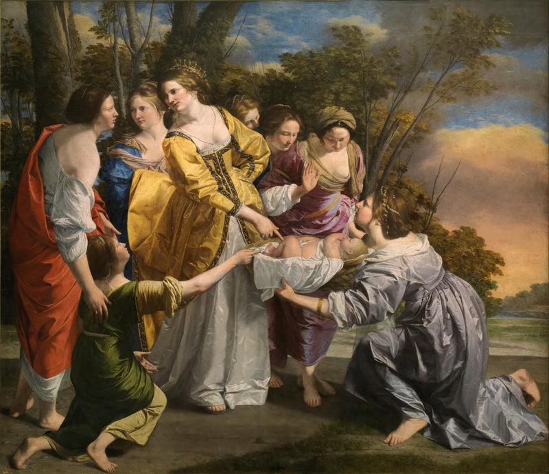 Moïse sauvé des eaux - Orazio Gentileschi