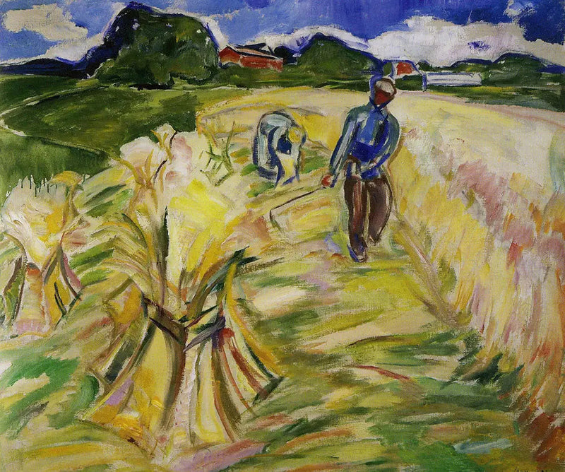 Moisson du maïs - Edvard Munch