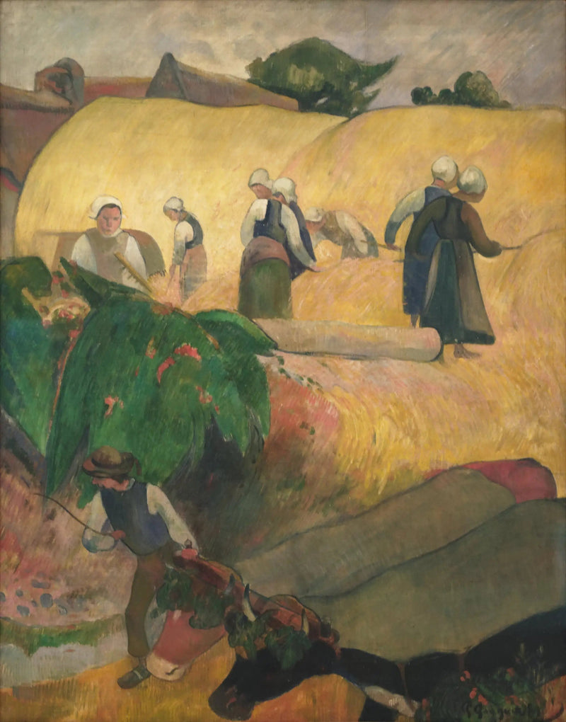 Moisson en Bretagne - Paul Gauguin