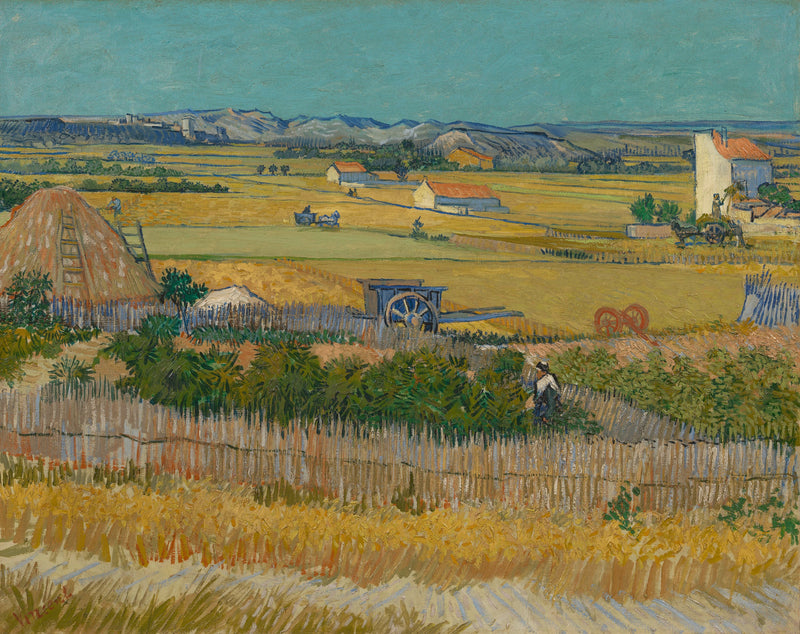 La Moisson à La Crau, F412 – Vincent van Gogh