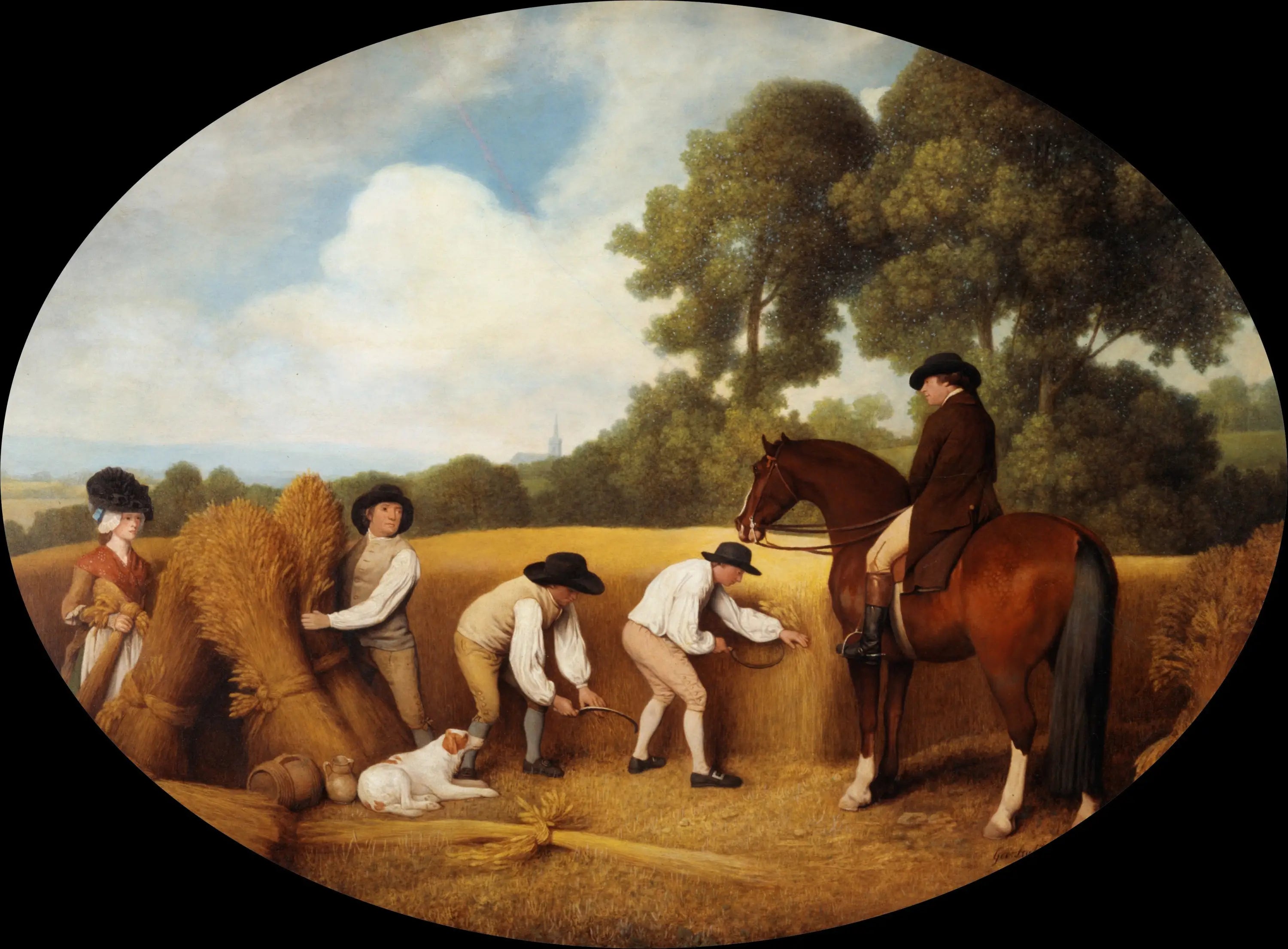 Moissonneuse - George Stubbs - Alpha Reproduction