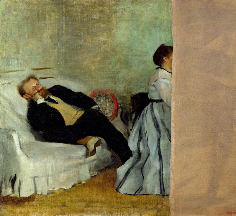 Monsieur et Madame Édouard Manet - Edgar Degas