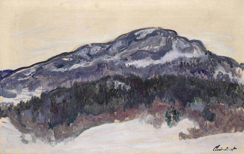 Le Mont Kolsås en Norvège, Marmottan W1406 – Claude Monet