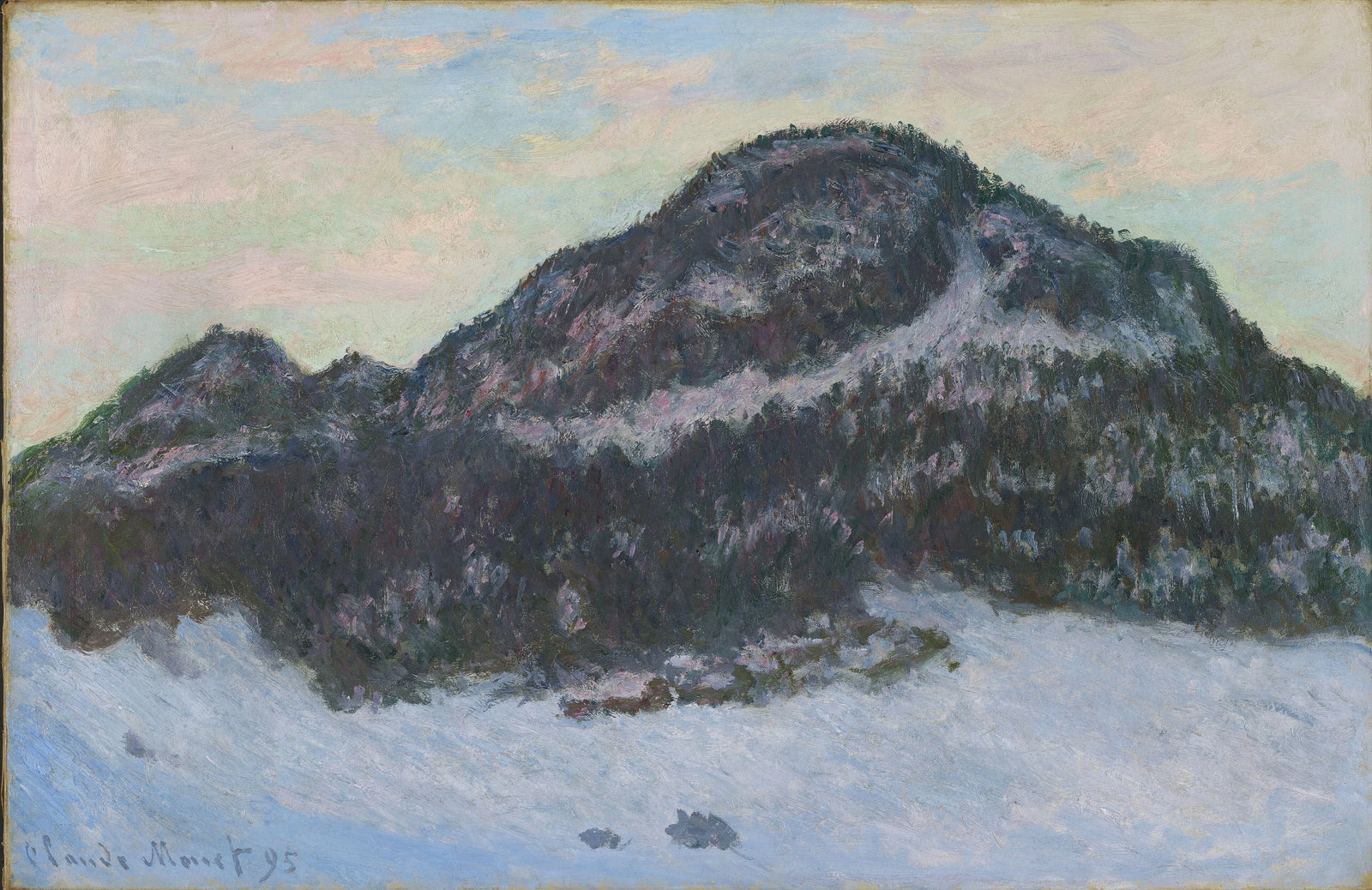 Le Mont Kolsås, Nasjonalmuseet W1407 – Claude Monet