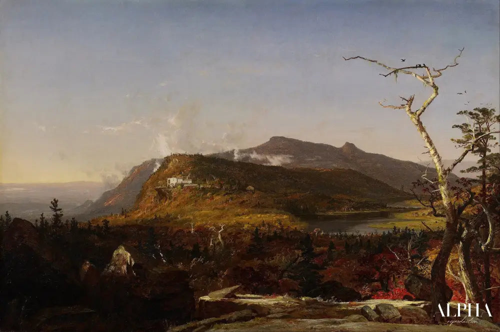 Montagne de Catskill  Maison - Jasper Francis Cropsey - Reproductions de tableaux et peintures haut de gamme