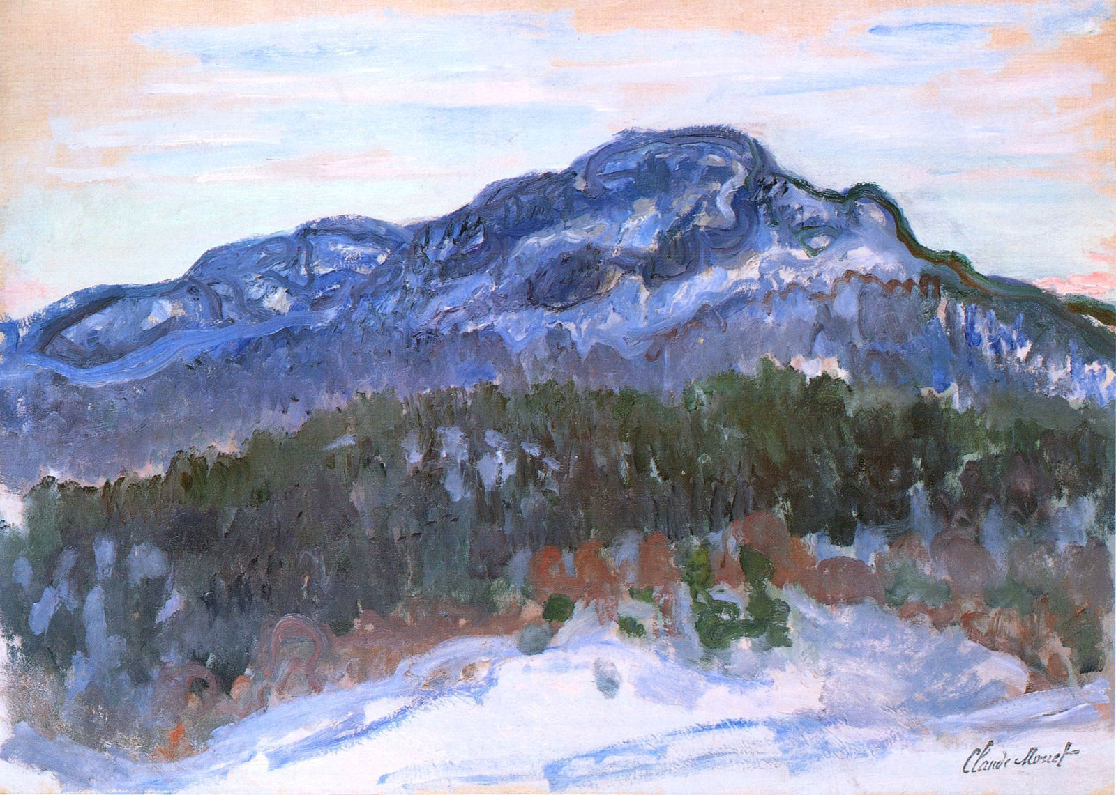 Montagne de Kolsås - Claude Monet