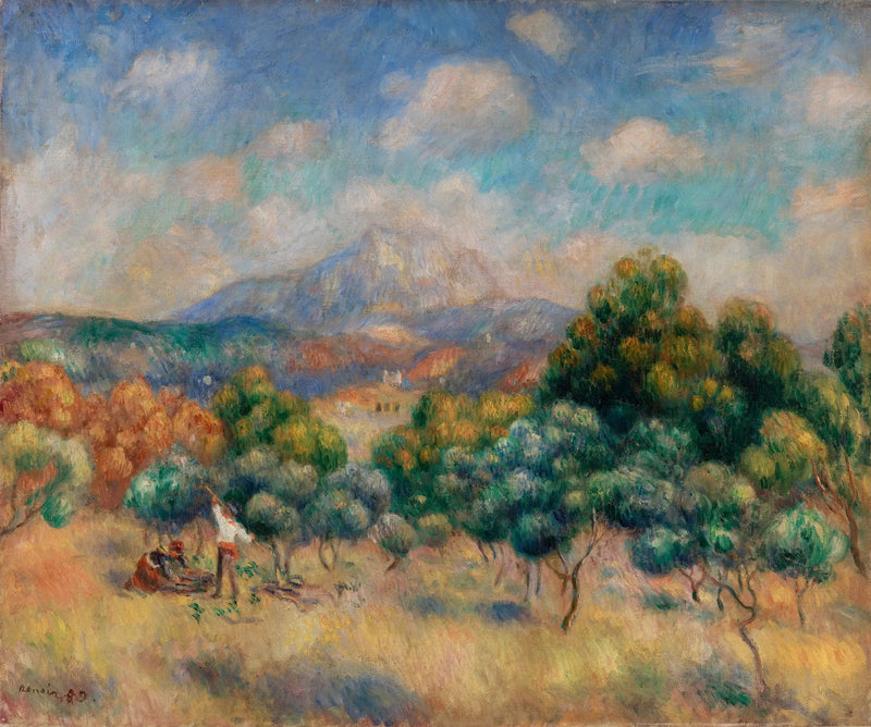 Montagne Sainte-Victoire (Paysage) - Pierre-Auguste Renoir