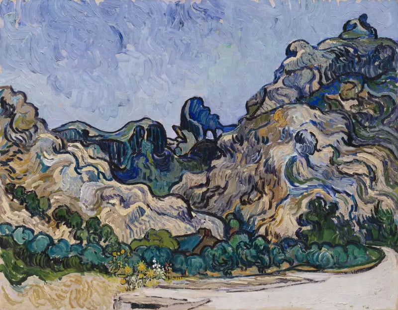 Montagnes à Saint-Rémy - Vincent van Gogh