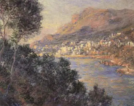 Monte-Carlo vu de Roquebrune - Claude Monet