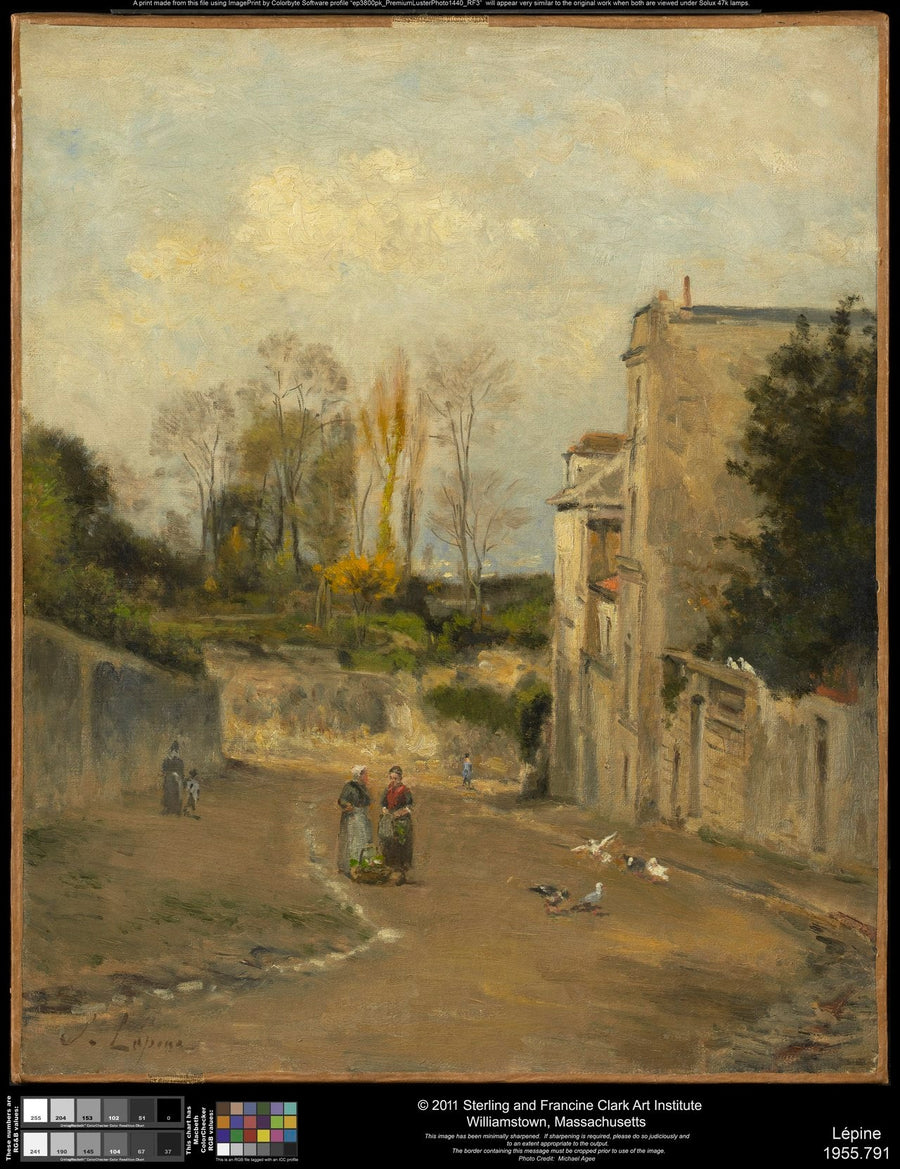 Montmartre. La rue Cortot - Stanislas Lépine