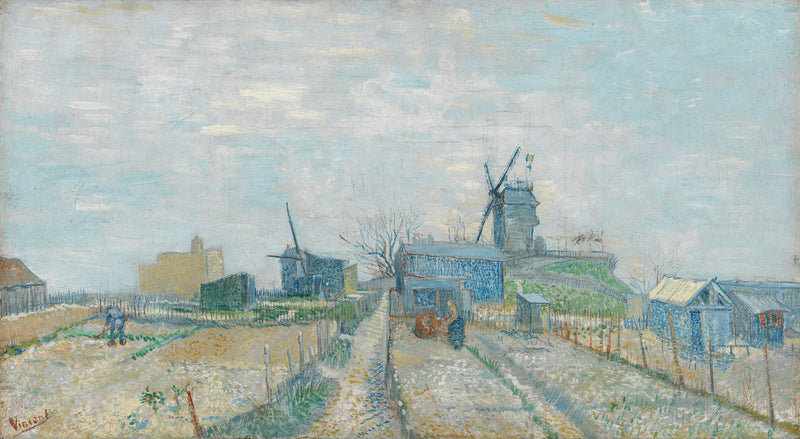 Montmartre : moulins et potagers, F346 – Van Gogh