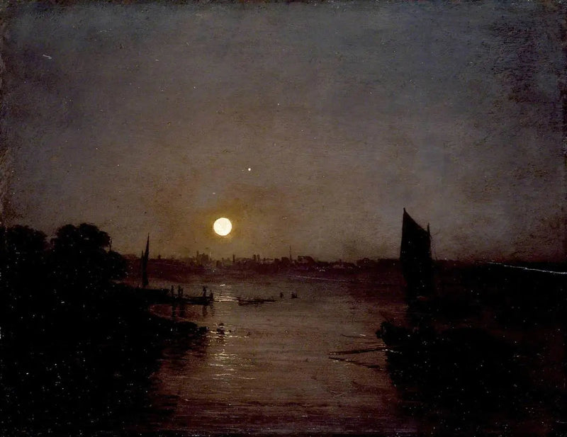 Moonlight, a Study at Millbank - J. M. W. Turner