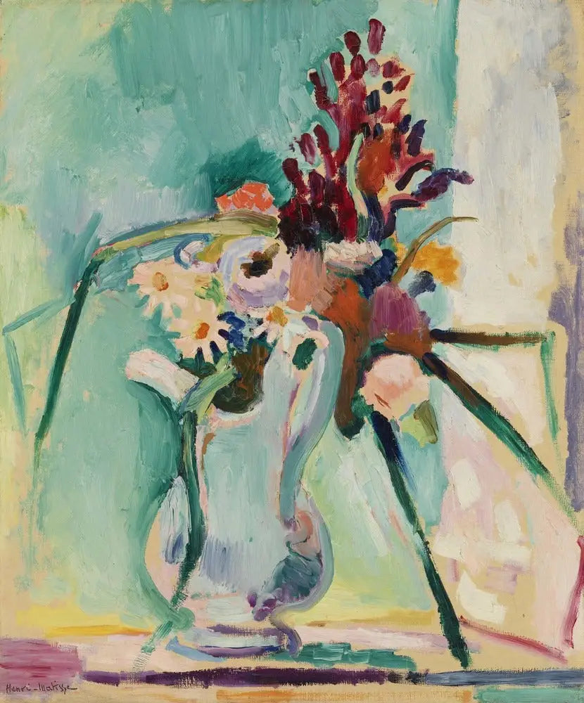 Reproduction du tableau « Morceau de fleur - Henri Matisse » par Alpha Reproduction en peinture à l’huile