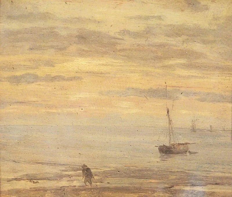 Morceau de mer, soirée - Eugène Boudin