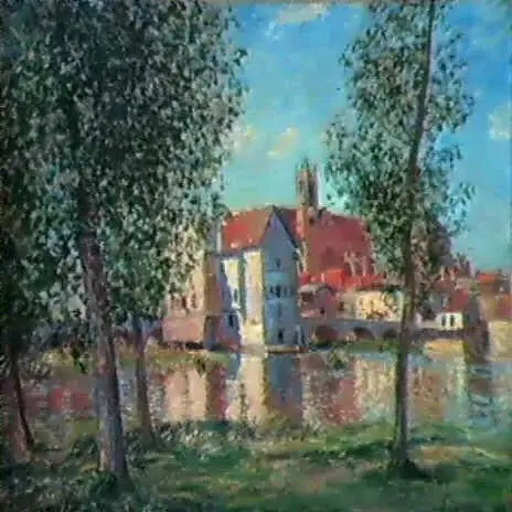 Moret-sur-Loing : Soleil du matin - Alfred Sisley