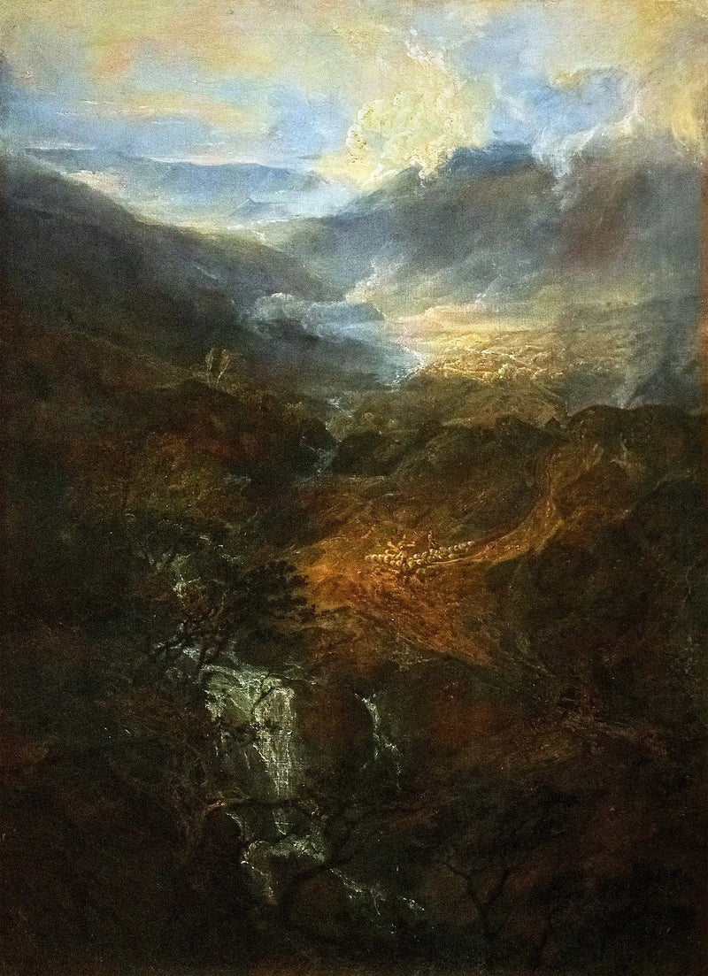 Morning amongst the Coniston Fells, Cumberland - J. M. W. Turner