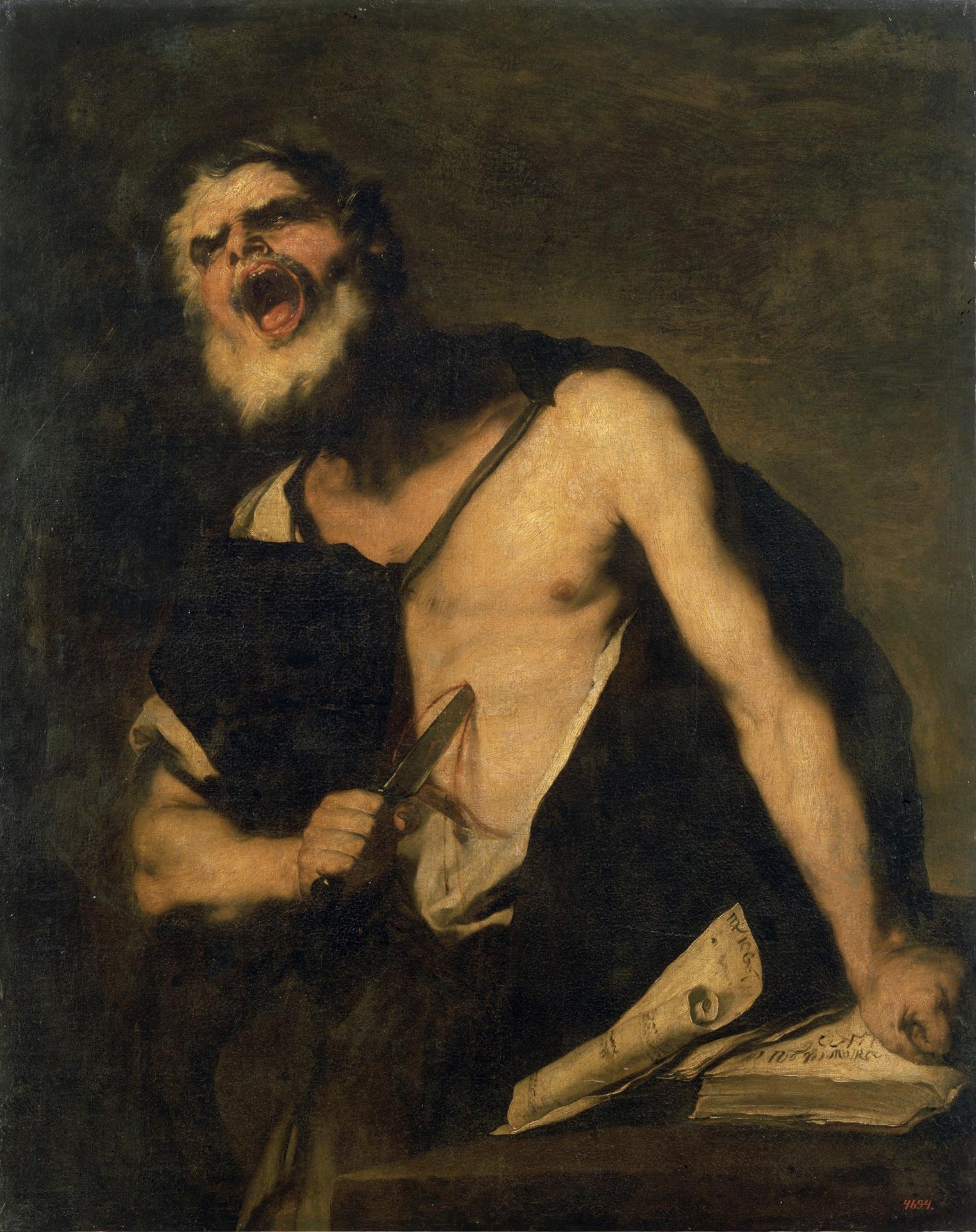 Mort de Caton d'Utique - Luca Giordano
