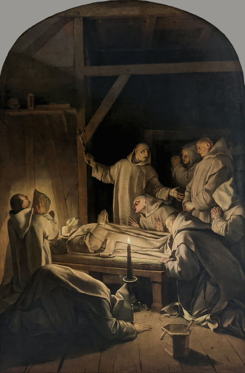 Mort de Saint Bruno - Eustache Le Sueur