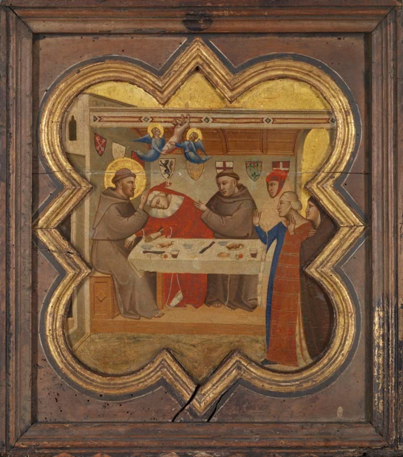 Mort du noble de Celano - Taddeo Gaddi