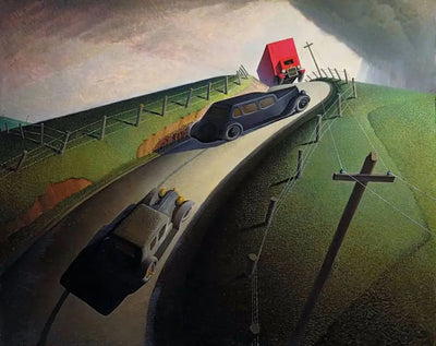 Mort sur la route des crêtes - Grant Wood - Alpha Reproduction