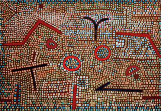 Mosaïque de Prhun - Paul Klee - Reproductions de tableaux et peintures haut de gamme