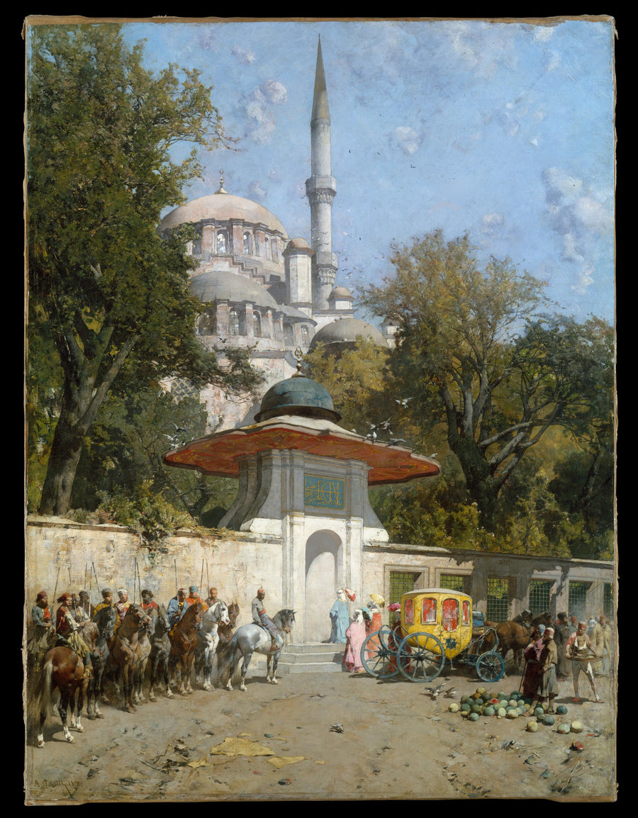 Une mosquée - Alberto Pasini