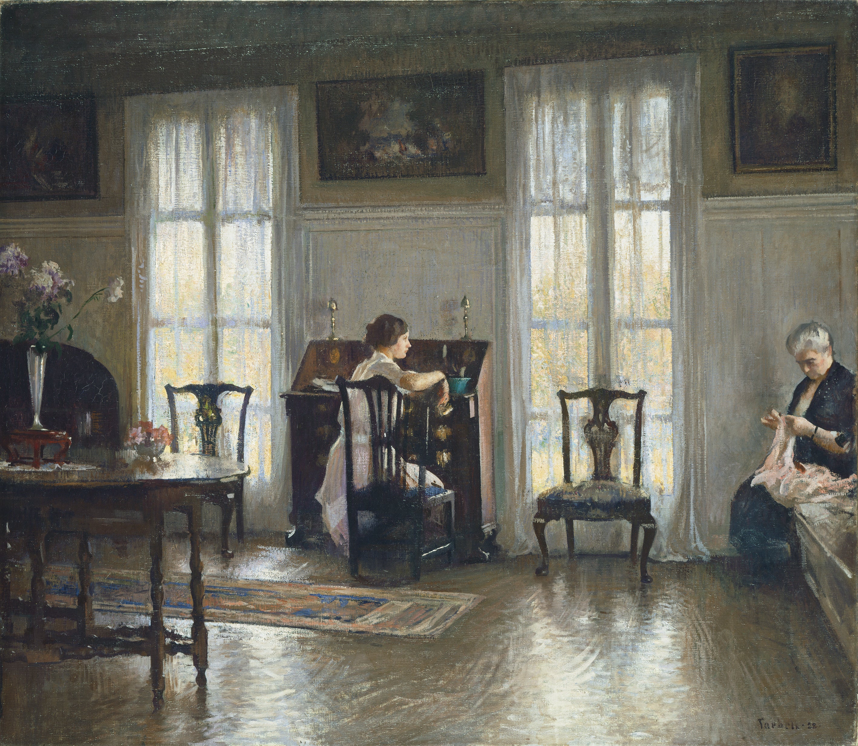 Mother and Mary - Edmund Charles Tarbell