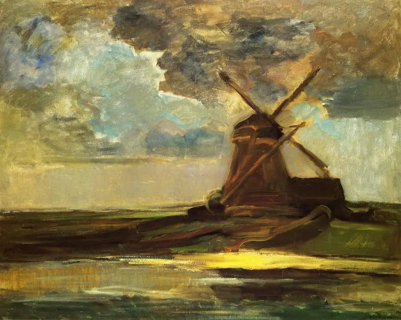 Moulin à vent au Gein - Piet Mondrian