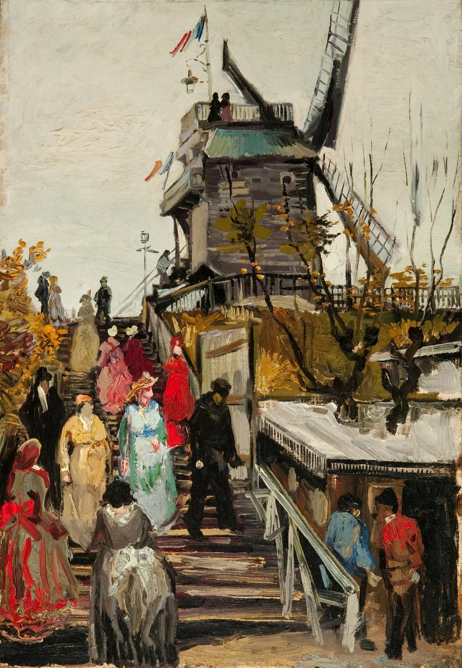 Le Moulin de Blute-Fin, 1886 – Van Gogh
