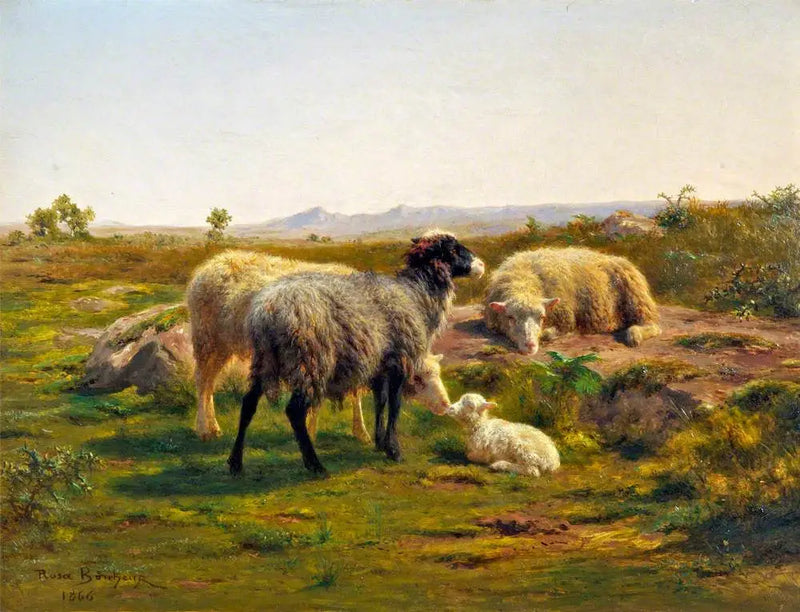 Moutons et agneau - Rosa Bonheur