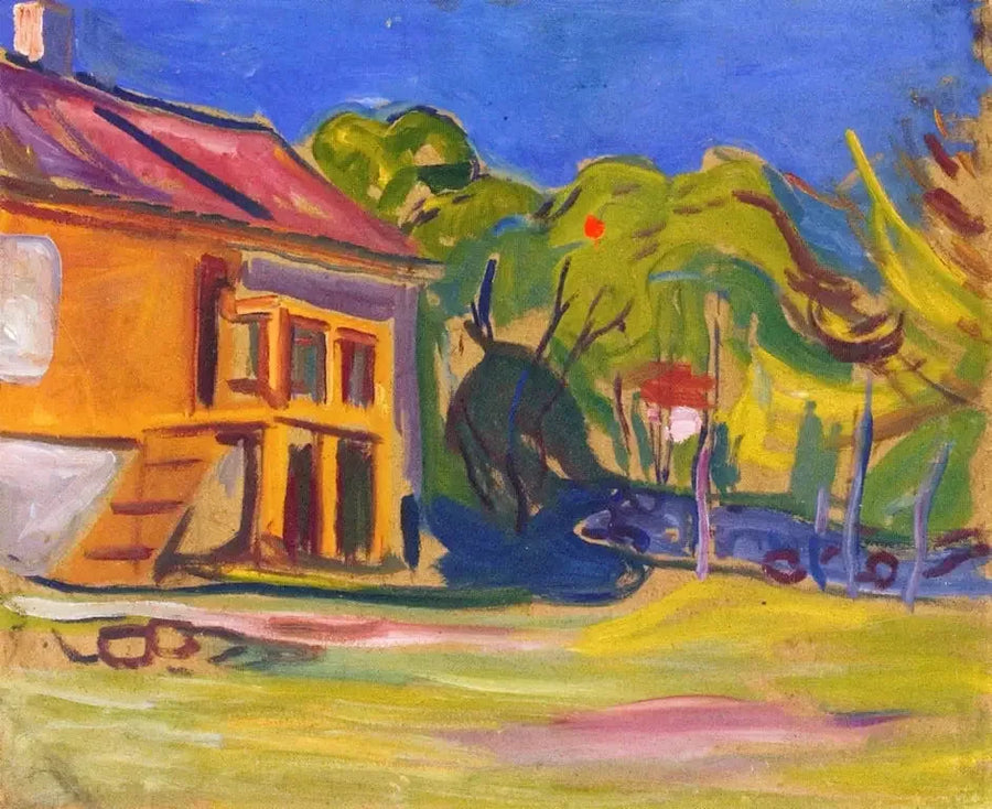 Munch's Maison à Åsgardstrand - Edvard Munch