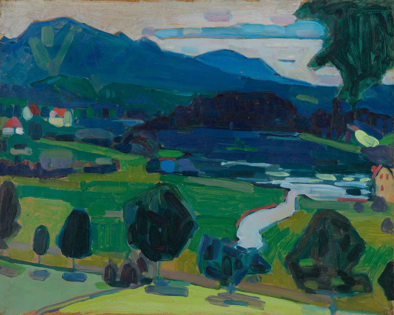 Murnau - Vue sur le Staffelsee - Vassily Kandinsky
