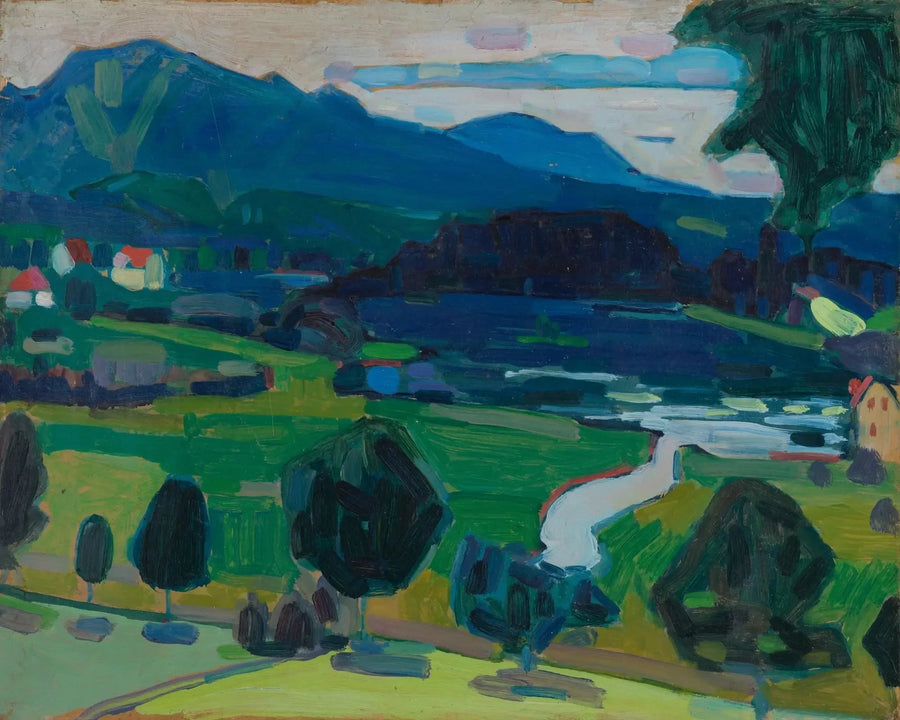 Murnau - Vue sur le Staffelsee - Vassily Kandinsky