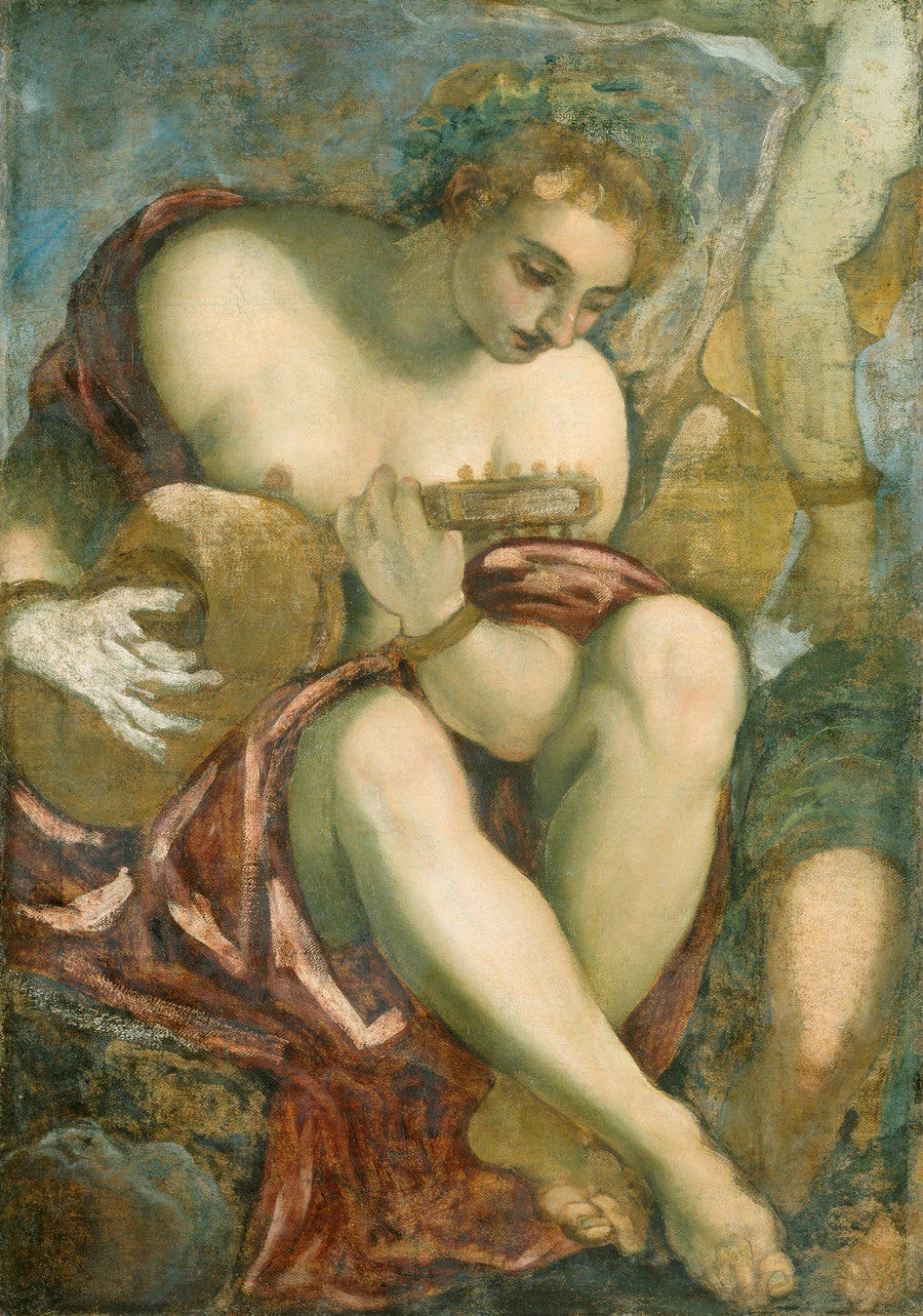 Muse jouant au luth - Jacopo Tintoretto