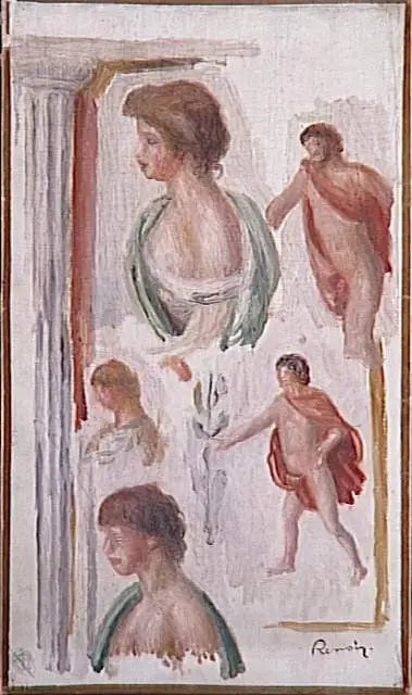 Mythologie, personnages de tragédie antique - Pierre-Auguste Renoir