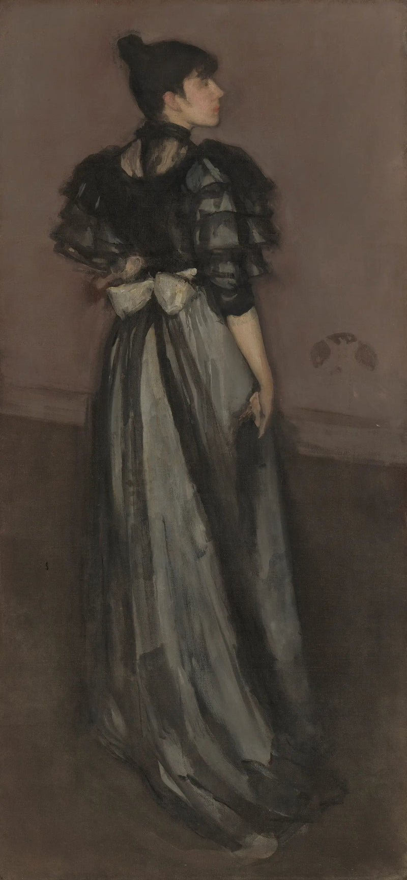 Nacre et argent : l'Andalouse - James Abbott McNeill Whistler