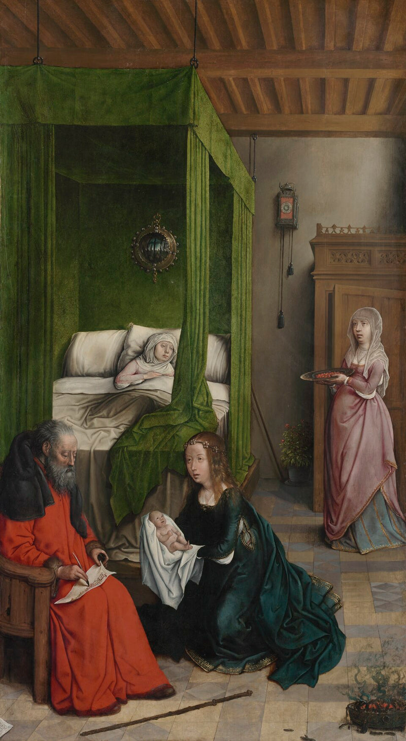 Naissance de saint Jean-Baptiste - Juan de Flandes