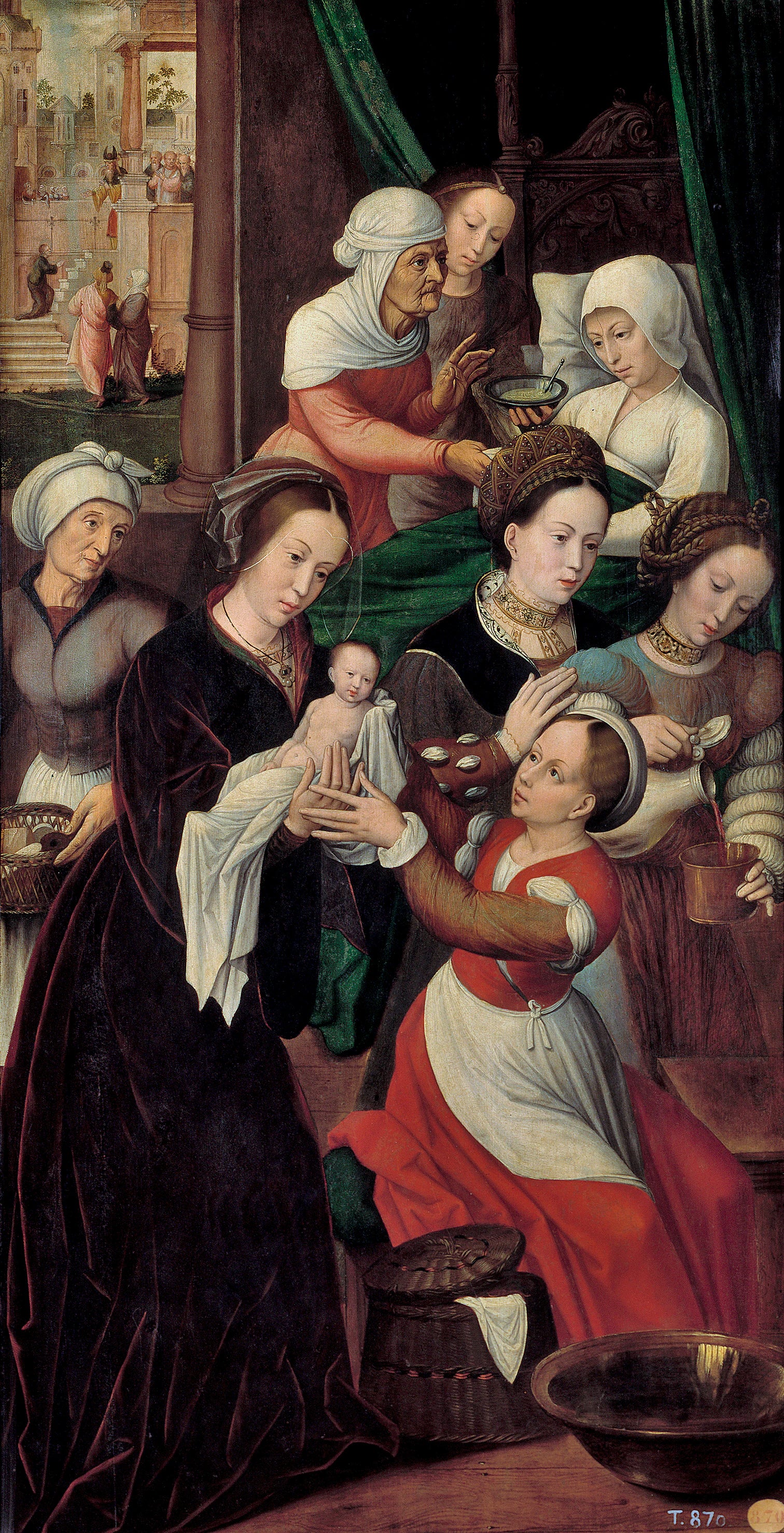 La naissance de la Vierge - Ambrosius Benson
