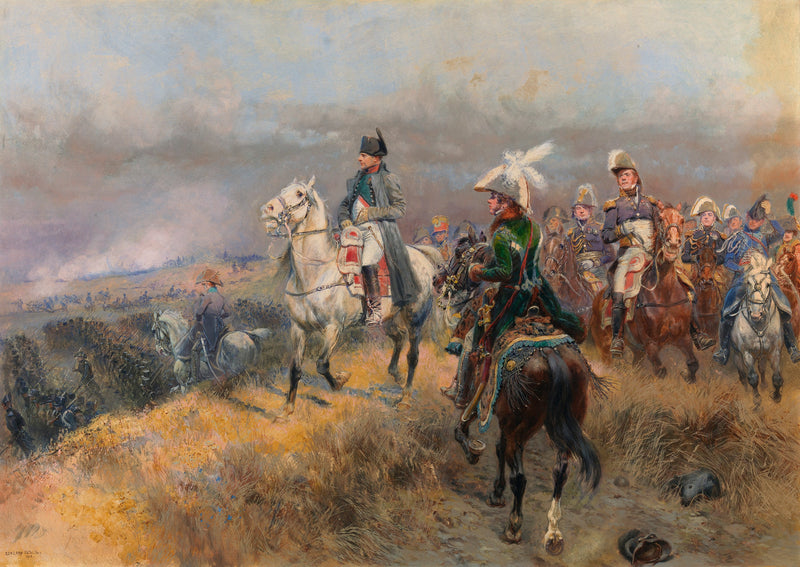 Napoléon et les troupes - Édouard Detaille